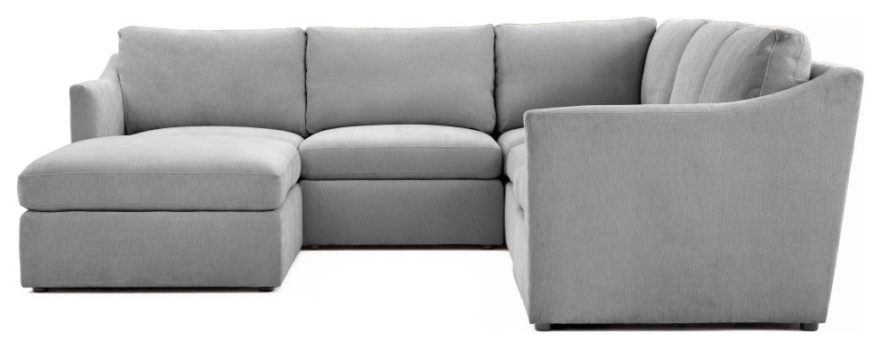 Aiden Gray Modular Chaise Sectional - Grey