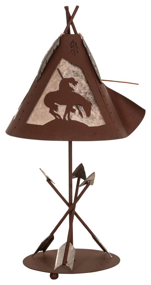 27 High Trails End Table Lamp