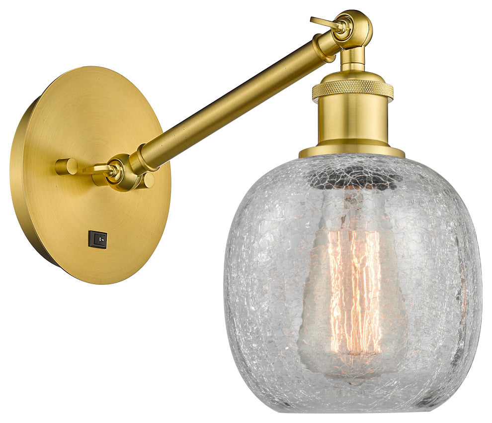 Innovations 317-1W-SG-G105 1-Light Sconce, Satin Gold