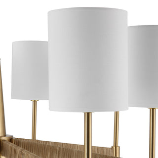 Uttermost 21372 Lautoka Rattan 8 Light Chandelier