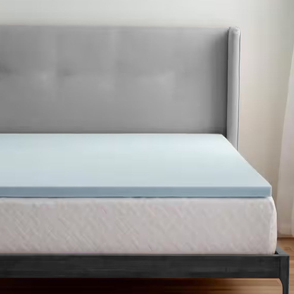 Delara 2" Gel Infused Memory Foam Mattress Topper, Cooling, Full, 54"x75"
