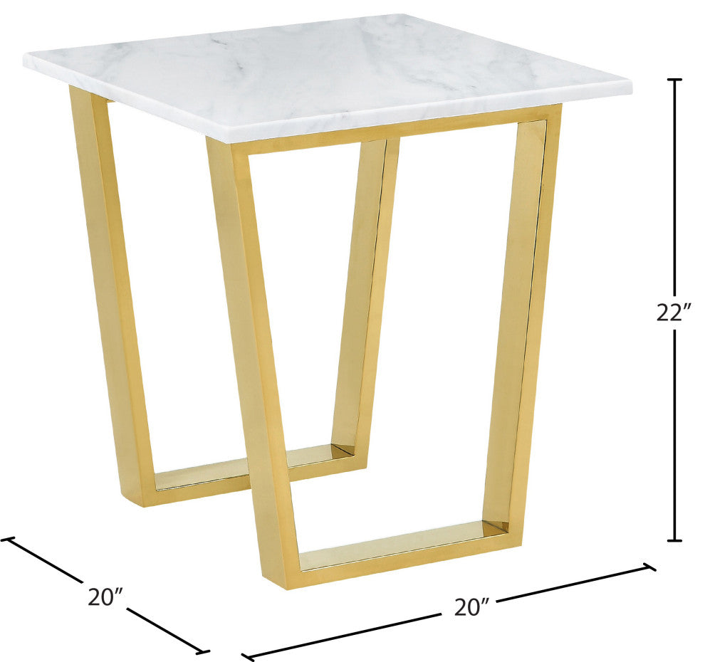 Cameron Gold End Table