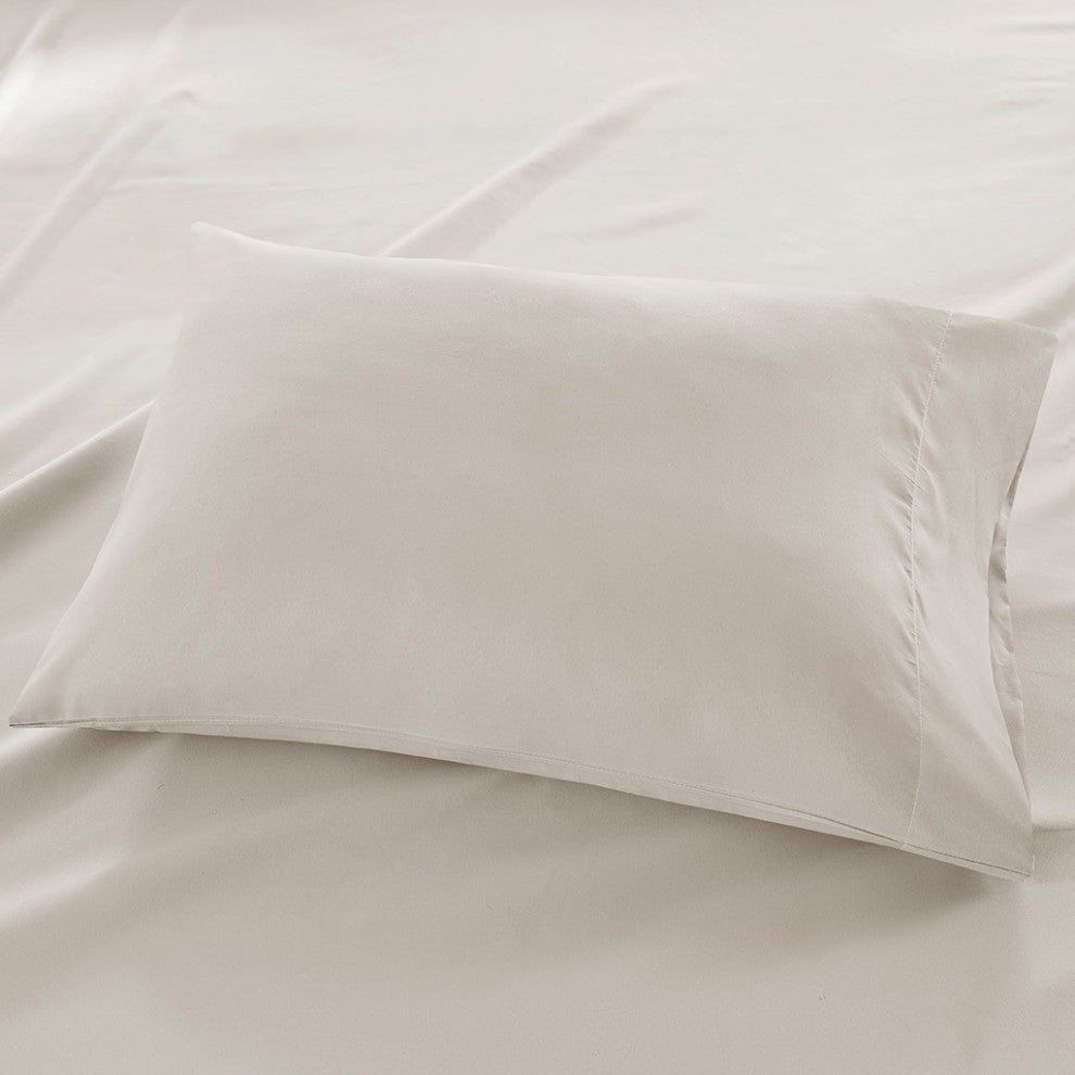 Madison Park Microcell 3M Scotchgard Moisture Treatment Sheet Set, Ivory, Full