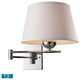 ELK Lighting Lanza 1-Light Swing Arm LED Sconce, Polished Chrome