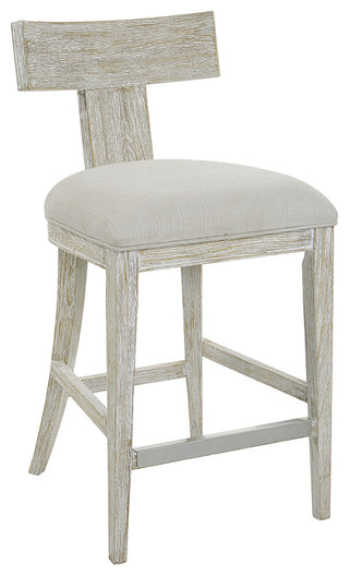 Uttermost 23693 Idris White Counter Stool