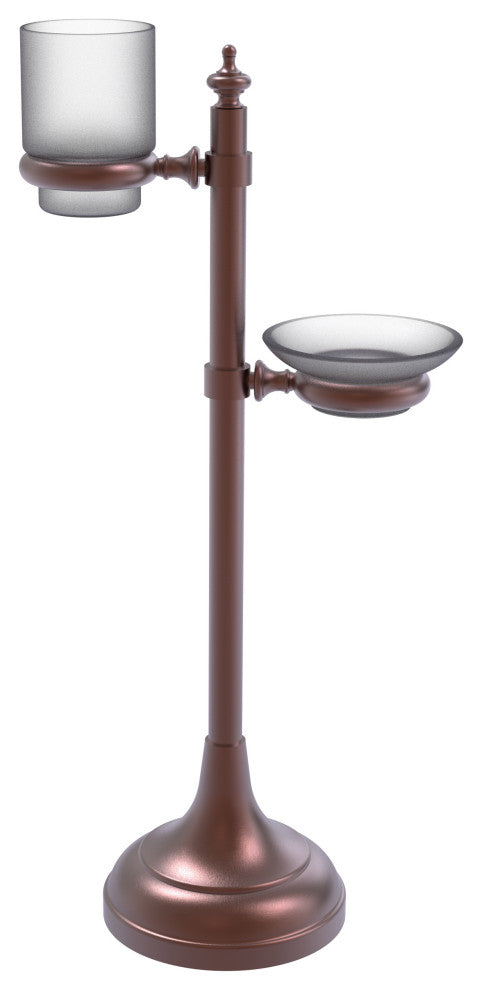 Vanity Top Multi-Accessory Ring Stand, Antique Copper