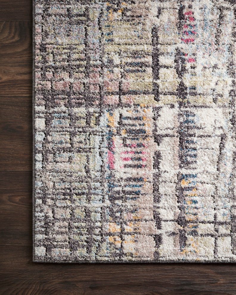 Charcoal / Multi Medusa MED-08 Area Rug by Loloi, 2'4"x4'