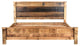 Timbergirl Agra Solid Mango Wood Bed , King