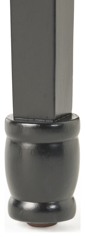 Similan Contemporary Bonded Leather Swivel Barstool, Black