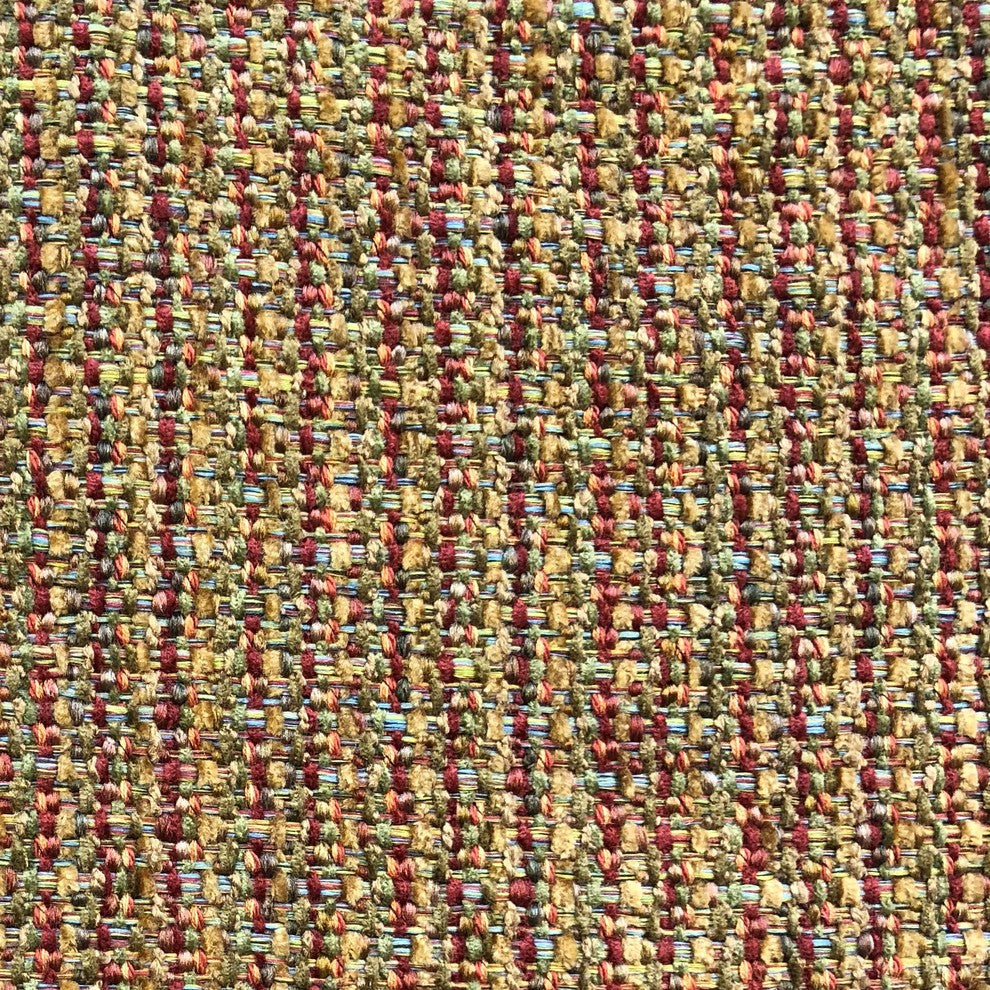Prismatic Red and Brown Luxury Throw Pillow, 20"x36" King