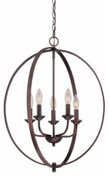 Millennium Lighting Pendant, Rubbed Bronze