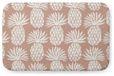 24" x 17" Pineapple Pattern Bathmat, Mauve