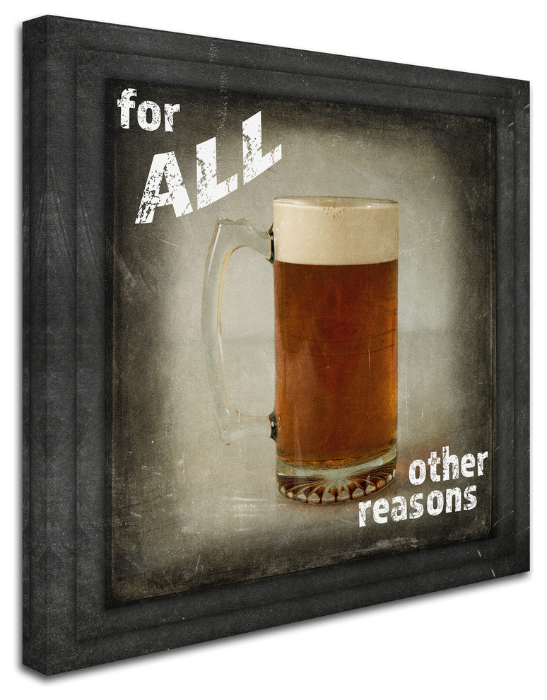 LightBoxJournal 'Dorm Room Pub Only Other Reason' Canvas Art, 35" x 35"