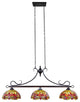CHLOE Lighting CH3T471RD48-IL3 EMPRESS Dragonfly 3 Light Island Pendant 48``Wide