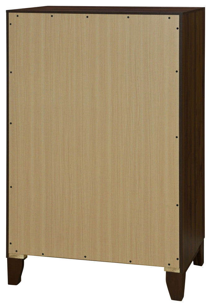 Welsley 4-drawer Chest of Drawers Walnut