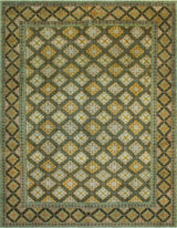 Fine Vintage Distressed Cindy Brown/Beige Rug, 9'8 x 13'2