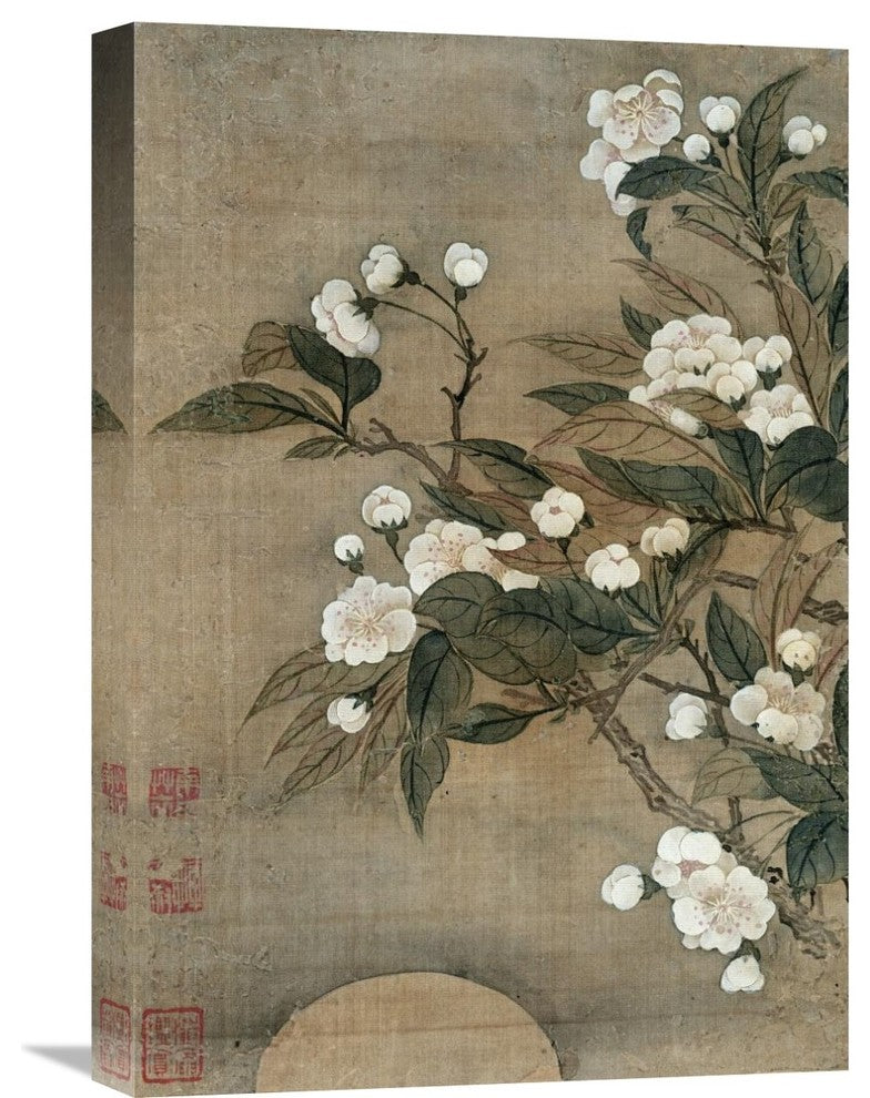 "Pear Blossom and Moon" Artwork, 15" x 22"