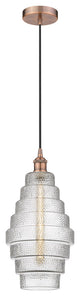 Innovations 616-1P-AC-G672-8 1-Light Mini Pendant, Antique Copper