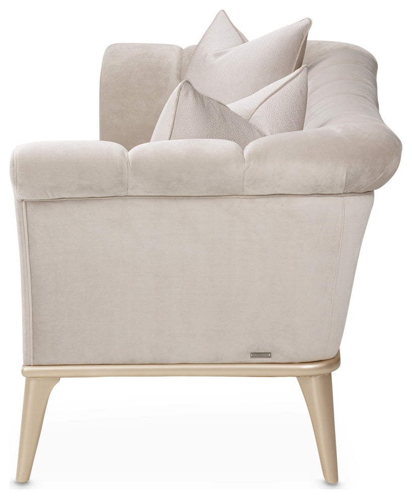 Yvette Sofa - Porcini/Champagne