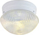 Nuvo 2-Light Incandescent Close-to-Ceiling Light Fixture, White