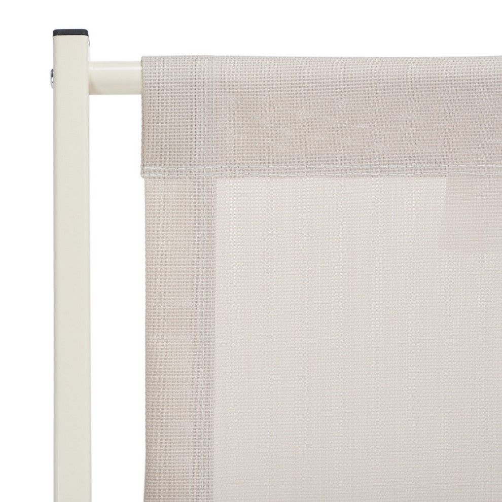 Safavieh Outdoor Breslin Set of 2 Sling Chairs Beige