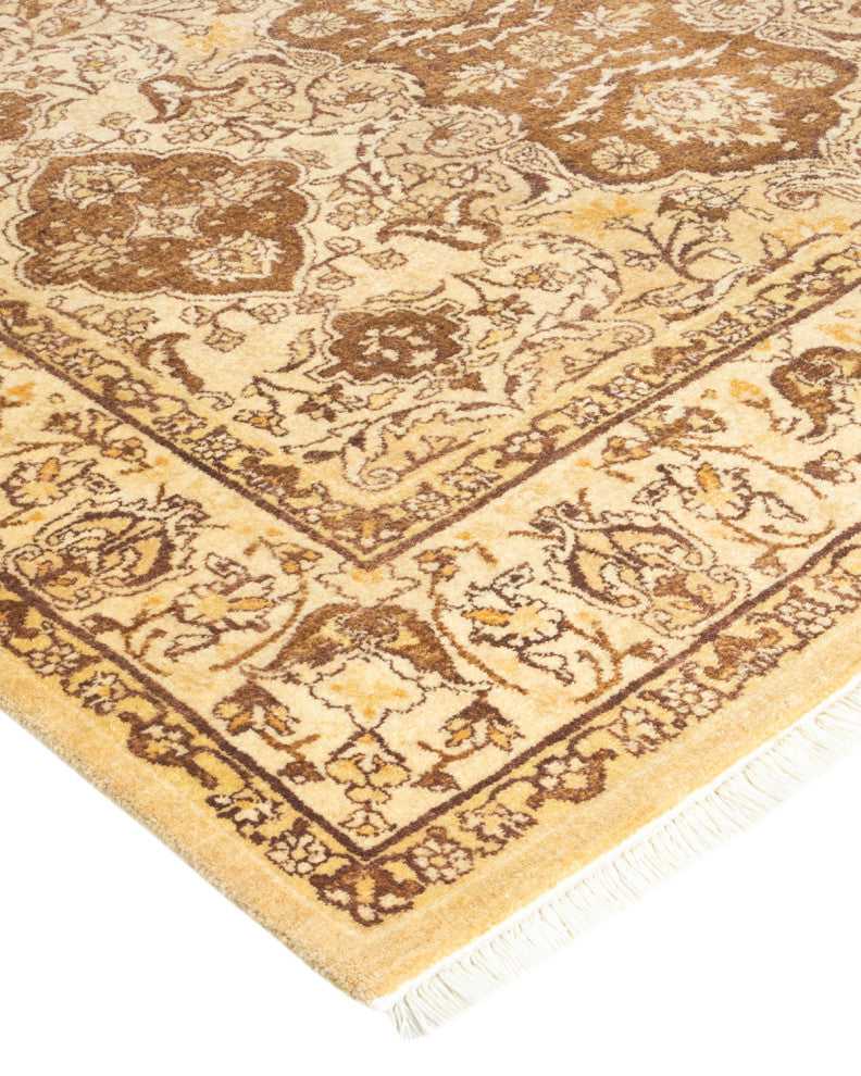 Nayak One-of-a-Kind Hand-Knotted Area Rug Yellow, 4'1"x6'3"