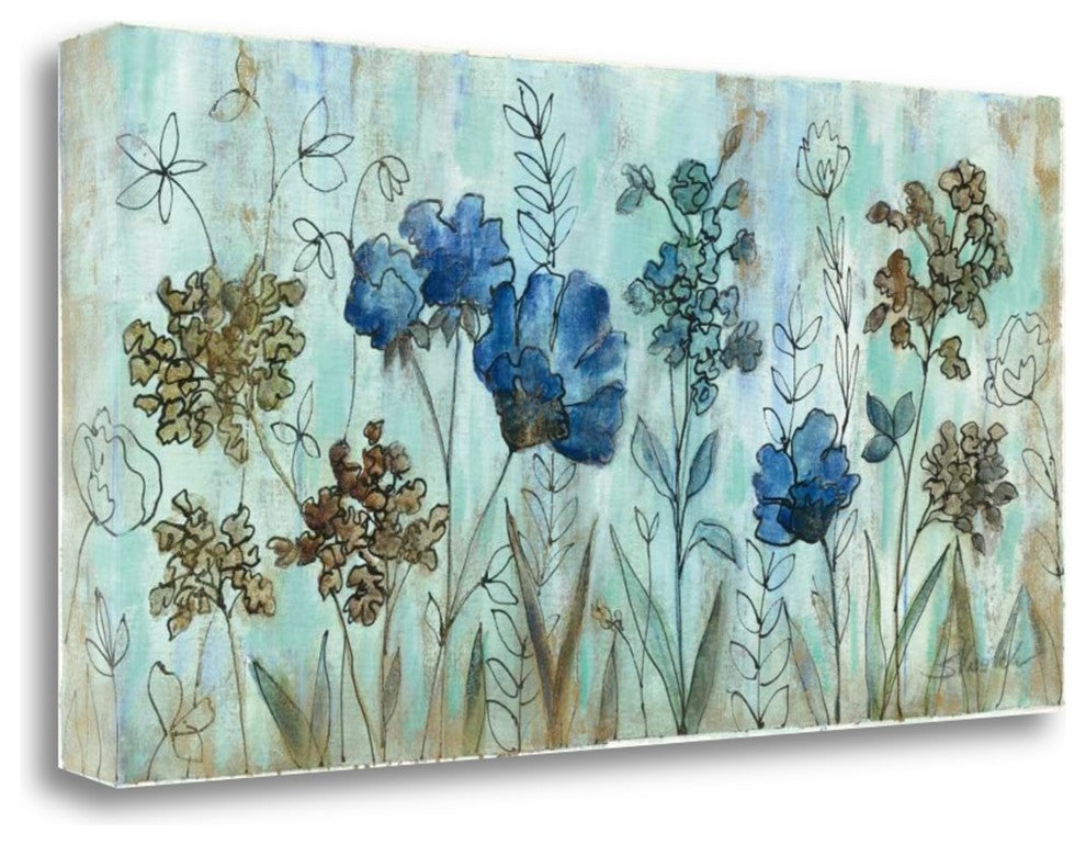 "Botanical Trio I" By Silvia Vassileva, Giclee Print on Gallery Wrap Canvas