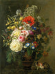 Tile Mural Still Life With Peonies Johan Laurentz Jensen, 6"x8", Matte