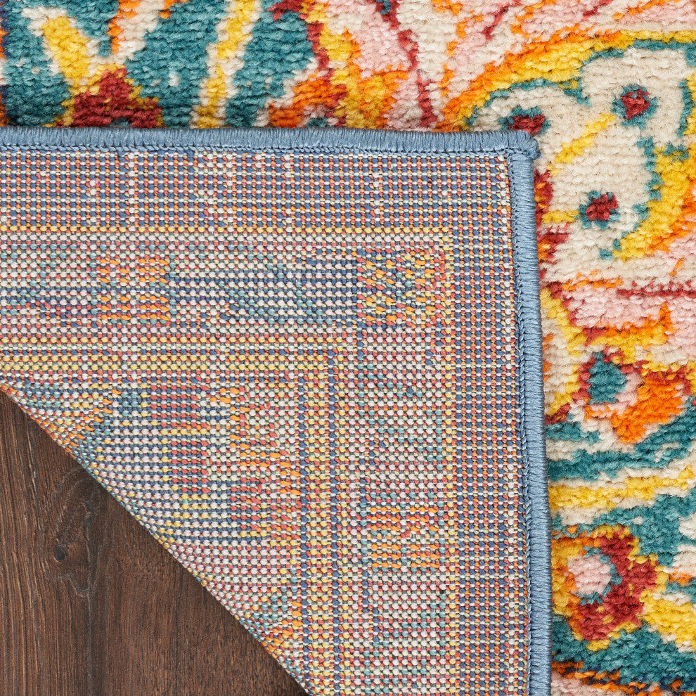 Nourison Passion 8' x 10' Navy Multicolor Transitional Indoor Area Rug