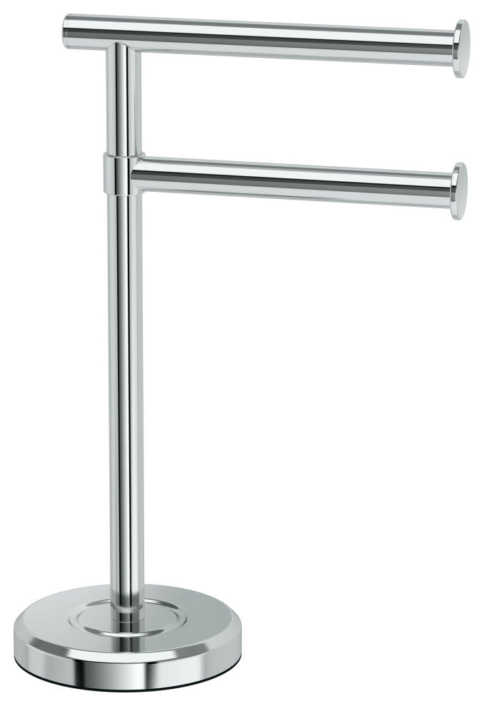Latitude 2 2-Arm Towel Holder, Chrome