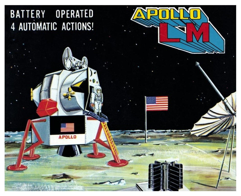 "Apollo L-M" Digital Paper Print by Retrorocket, 38"x31"