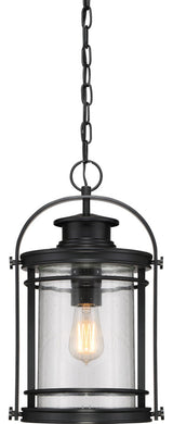 Quoizel BKR1910K One Light Outdoor Hanging Lantern Booker Mystic Black