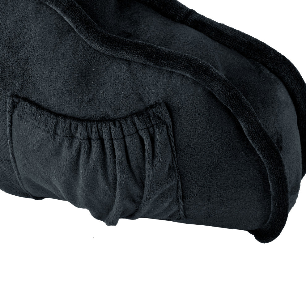 Supersoft Bedrest Lounger Backrest With DIY Filling, Navy Blazer