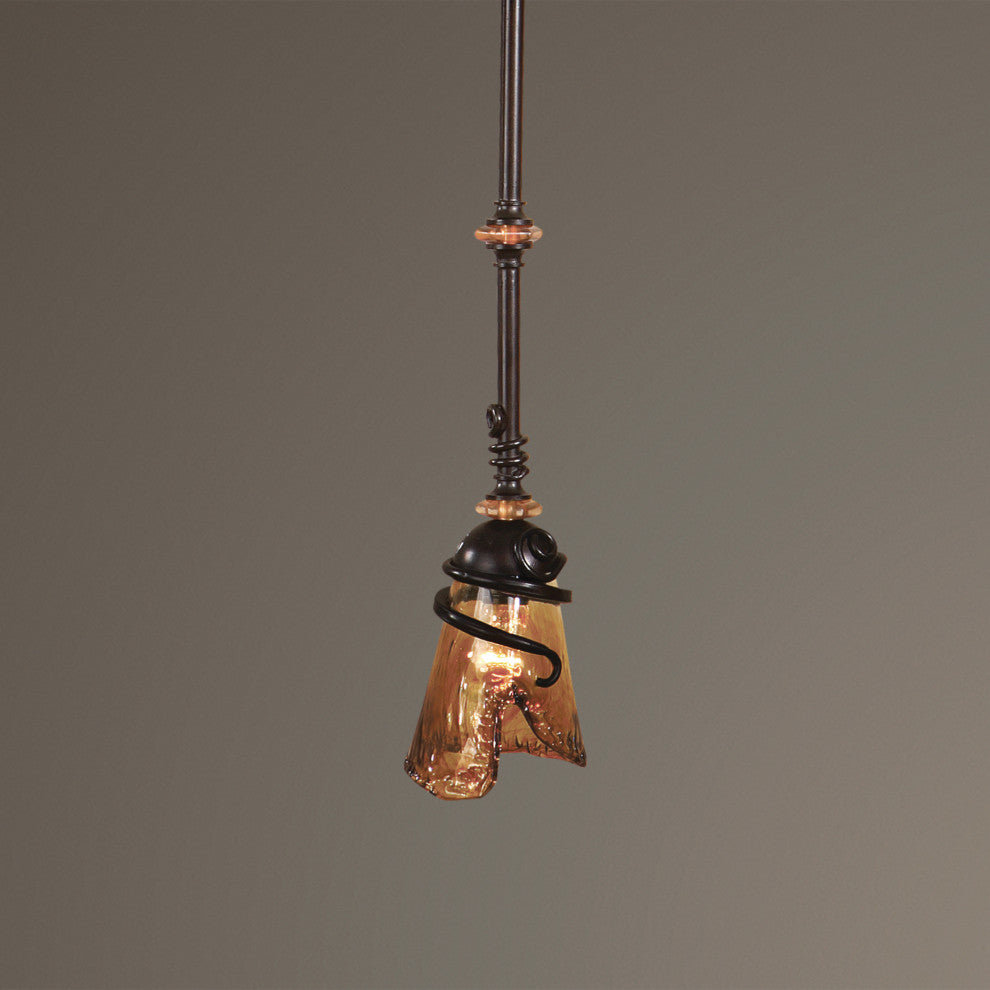 Uttermost Vitalia Oil Rubbed Bronze Mini Pendant