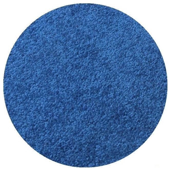 Shaw, Om Ii Seaside Royal Blue Carpet Area Rugs 30 oz Cut Pile, Round,