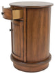 Beautifully Crafted Side Table, Vintage Cherry Finish, Honeynut Brown