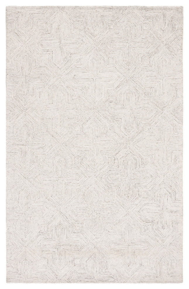 Safavieh Couture Abstract Collection, ABT425 Rug, Grey/Ivory, 6'x9'