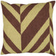 Slanted Stripe Pillow with Polyester Insert, 22"x22"x4"
