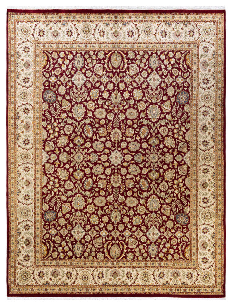 Bhavnagar, One-of-a-Kind Hand-Knotted Area Rug Red, 8'1"x10'5"