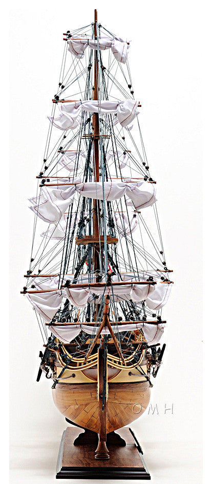 Old Modern Handicrafts T097A USS Constitution Midsize With Display Case