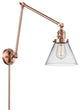 Cone Swing Arm With Switch, Antique Copper, Clear, Clear