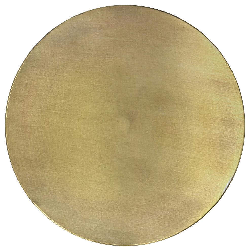 Melene Side Table, Gold/Grey