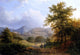 Hermanus Everhardus Rademaker Wooded River Landscape Wall Decal