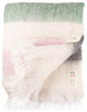 Pastel Stripe Mohair Throw
