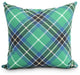 Mad for Plaid 26" Navy Blue Holiday Print Decorative Throw Pillow
