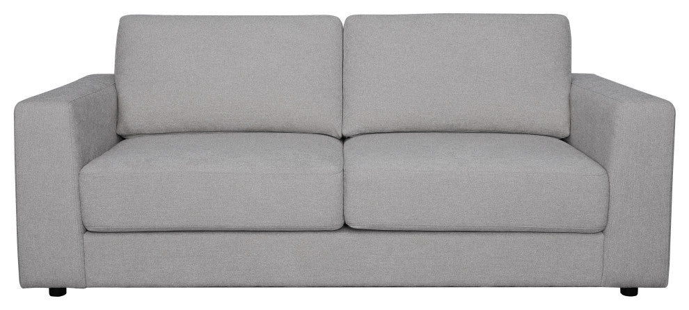 Elizabeth Stain-Resistant Fabric Sofa, Light Gray