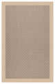Zoe-Grassy Mountain Machine Tufted Rectangle Rug, Ecru, 3''x5''