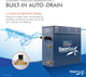 Royal 6 Kw Steam Bath Generator With Built-In Auto Drain, Polished Chrome