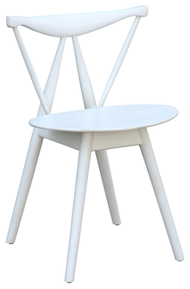 Classics Fronter Dining Chair, White