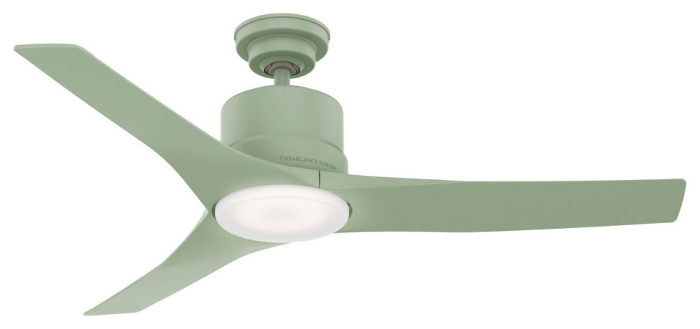 CASA 50451 Piston Outdoor with LED Light 52" Soft Sage
